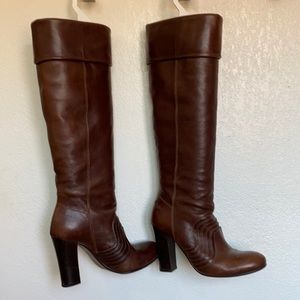 Miss sixty knee high cuff boots size 6